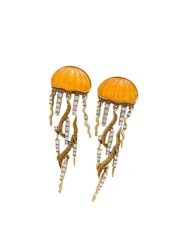 Caravanas Lara naranja 